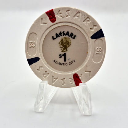 Caesars Resort Casino Atlantic City New Jersey $1 Casino Chip