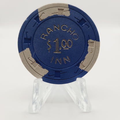 Rancho Inn Casino Las Vegas Nevada 1955 $1 Casino Chip N2040