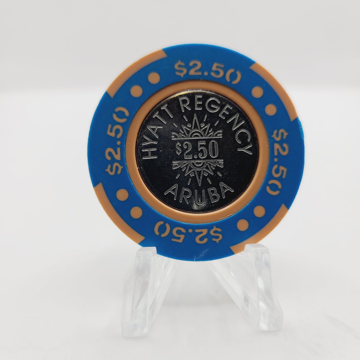 Hyatt Regency Copa Cabana Palm Beach Aruba $2.50 Casino Chip