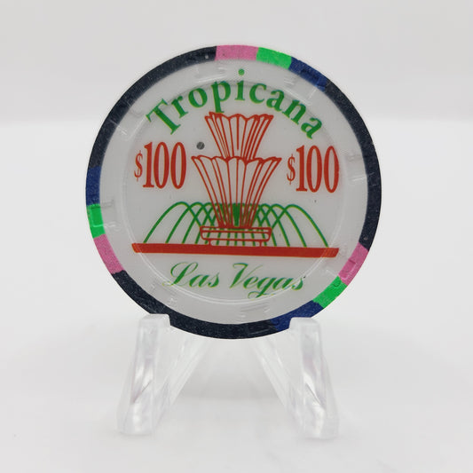 Tropicana Hotel Casino Las Vegas Nevada 1997 "New Year's" $100 Casino Chip N9249