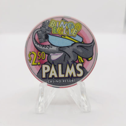 Palms Hotel Casino Las Vegas Nevada 2002 "Bingo Ellie" $2.50 Casino Chip E1921 LTD 3000