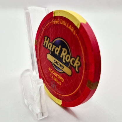 Hard Rock Casino Rockford Illinois 2023 $5 Casino Chip
