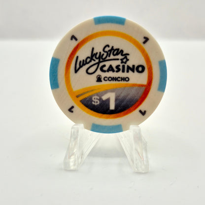 Lucky Star Casino Concho Oklahoma $1 Casino Chip