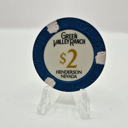 Green Valley Ranch Hotel Casino Henderson Nevada 2026 $2 Casino Chip