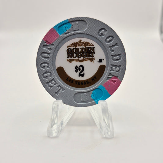 Golden Nugget Hotel Casino Las Vegas Nevada 2020 $2 Casino Chip D2948