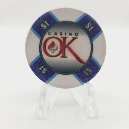 Casino OK "Oklahoma" Casino Hinton Oklahoma 2012 $1 Casino chip CG091267