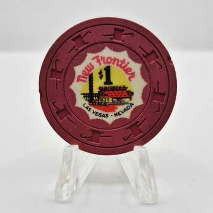 New Frontier Las Vegas Nevada 1959  $1 Casino Chip N1673 * Damage on edge