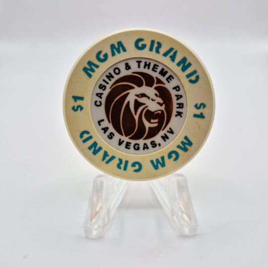 MGM Grand "Theme Hotel" Las Vegas Nevada $1 Casino Chip N4766