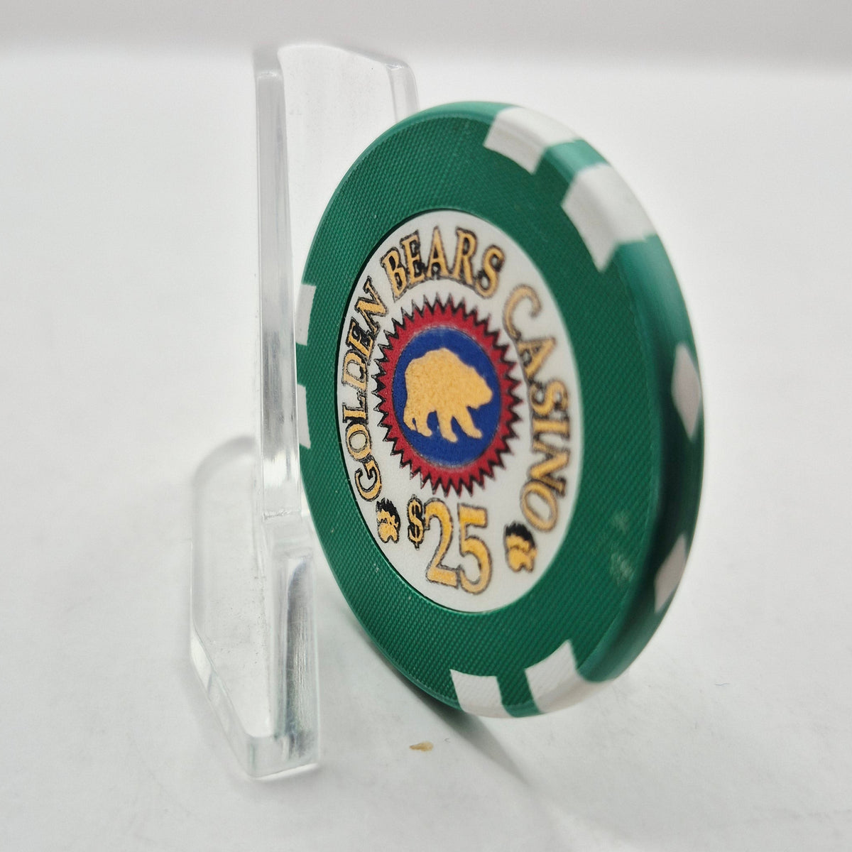 Golden Bears Casino Klamath California  "Collector's Chip" $25 Chip *Prototype?