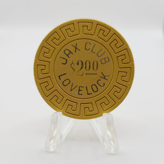 Jax Club Casino Lovelock Nevada 1980's $2 Casino Chip N5737