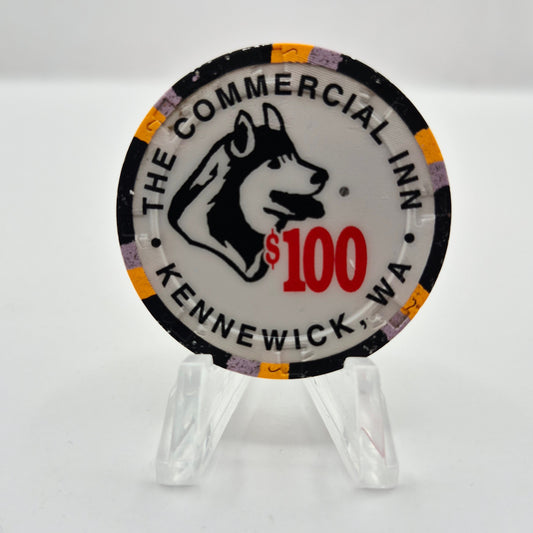 The Commercial Inn  Kennewick Washington $100 Casino Chip
