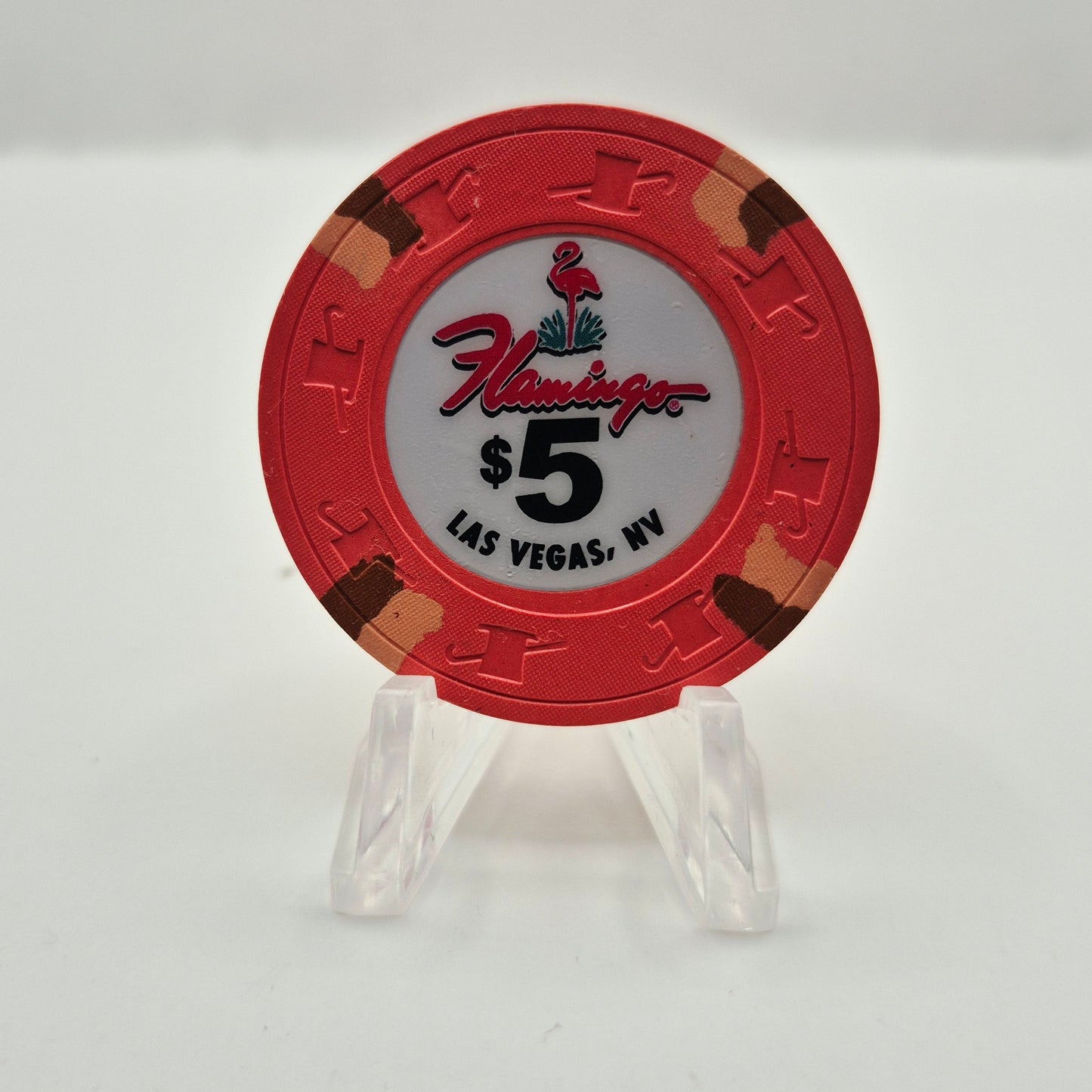 Flamingo Hotel Casino Las Vegas Nevada 2011 $5 Casino Chip D0135