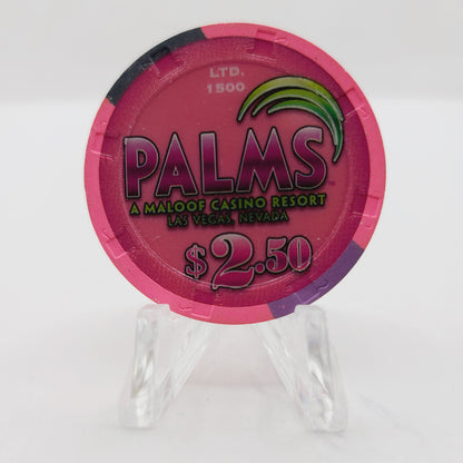 Palms Hotel Casino Las Vegas Nevada 2006 "Kentucky Derby 2005" $2.50 Casino Chip E5256 LTD 1500