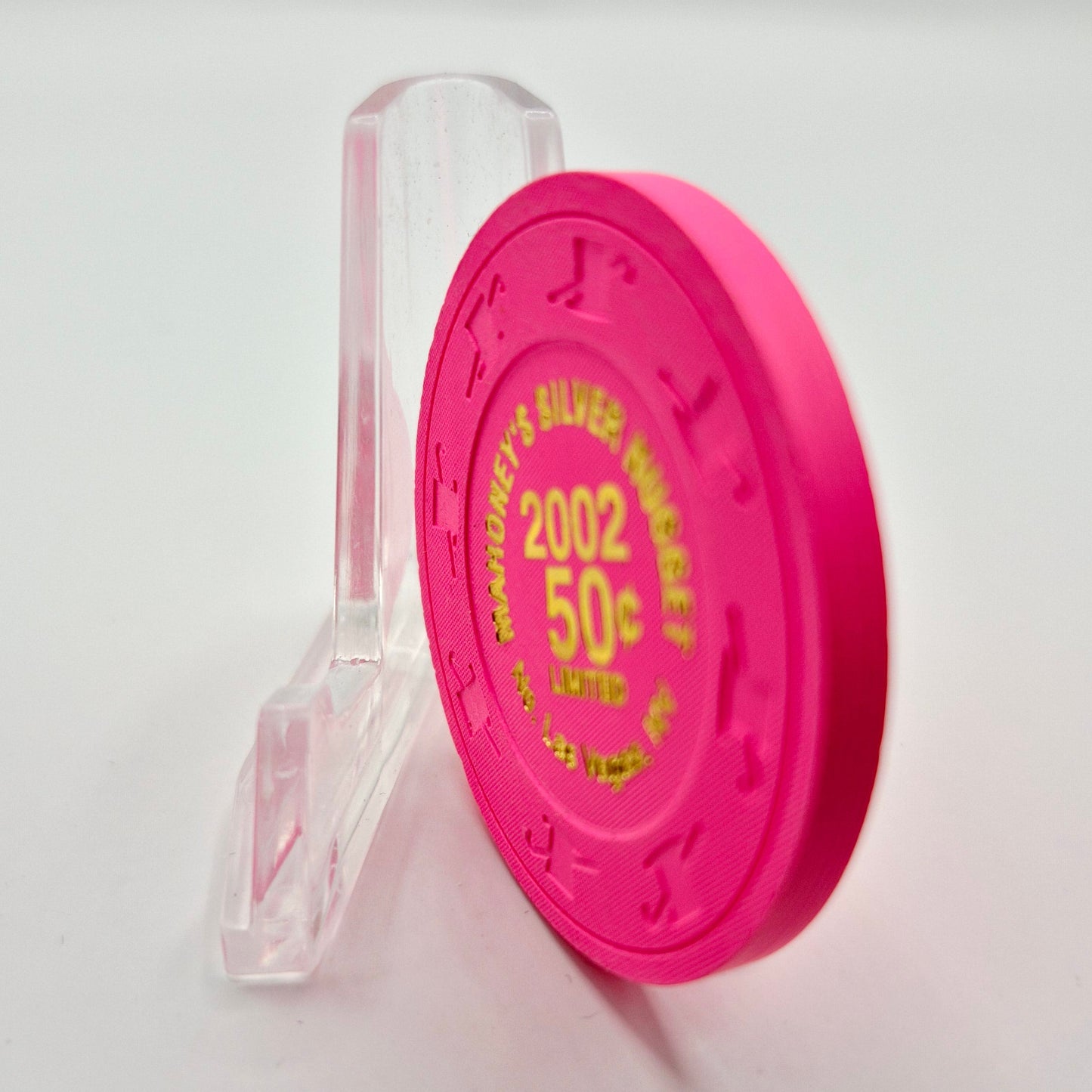 Mahoney's Silver Nugget Las Vegas Nevada 2002 $.50 Casino Chip E2513