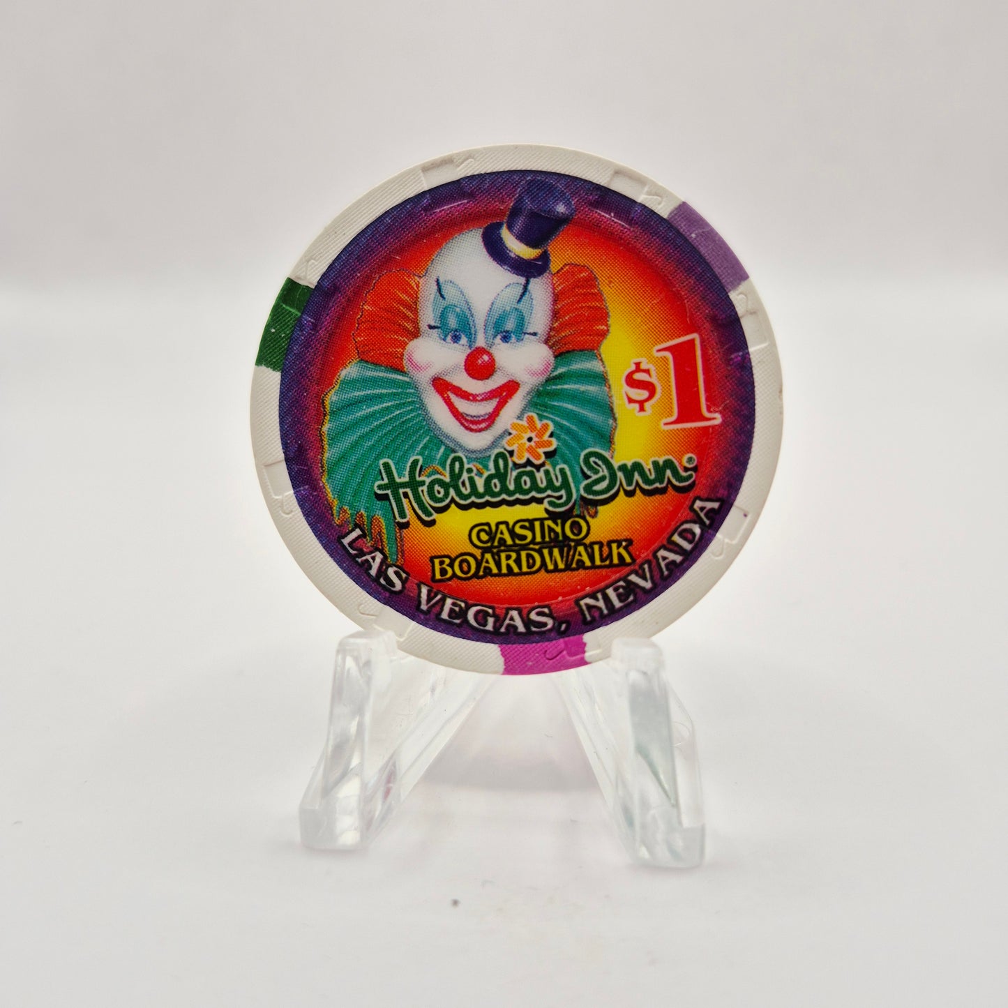 Holiday Inn Casino Boardwalk Las Vegas Nevada 1995 $1 Casino Chip N1129