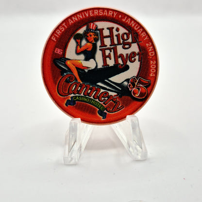 Cannery Casino N Las Vegas Nevada 2003 $5 Casino Chip E0171