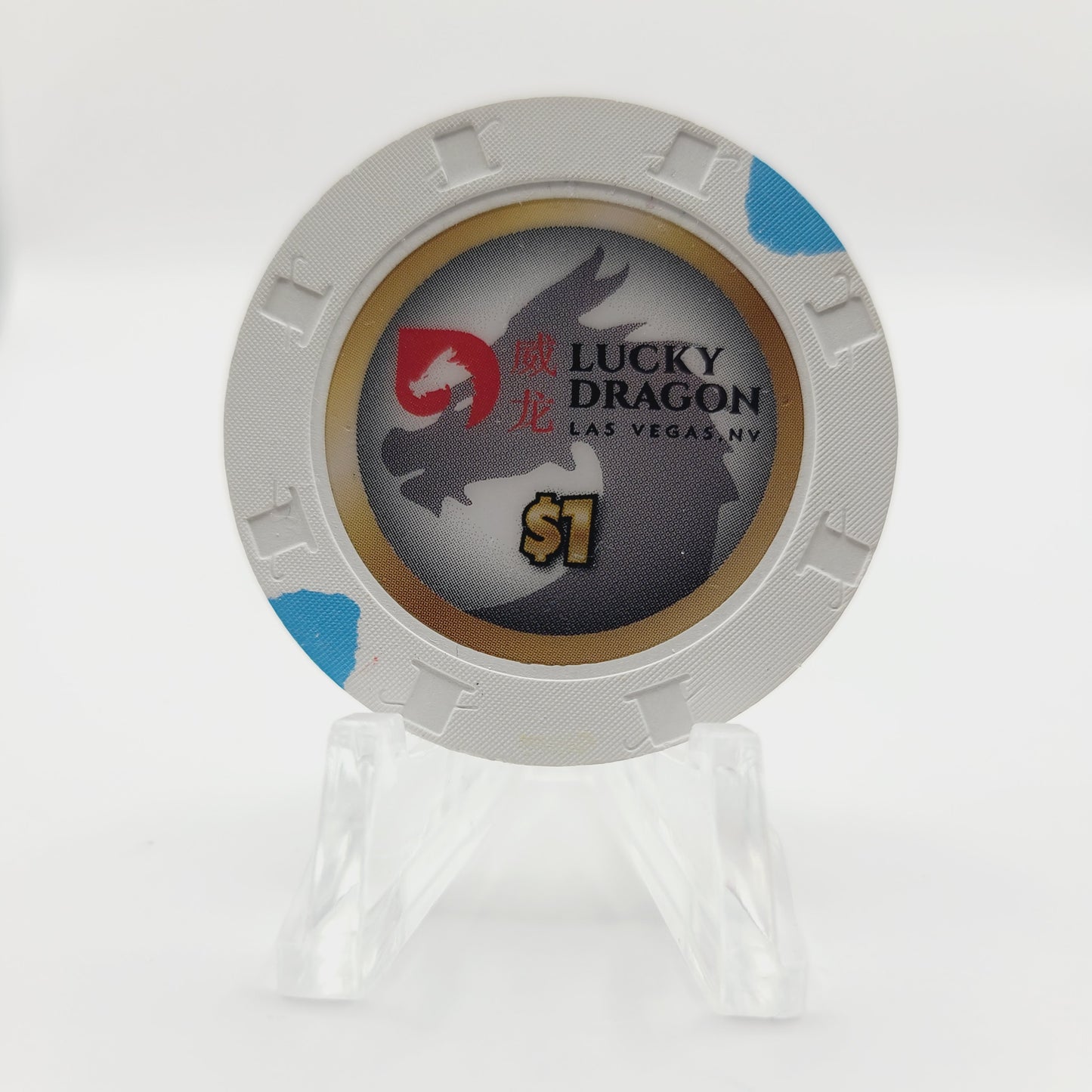 Lucky Dragon Casino Las Vegas Nevada $1 Casino Chip D2457
