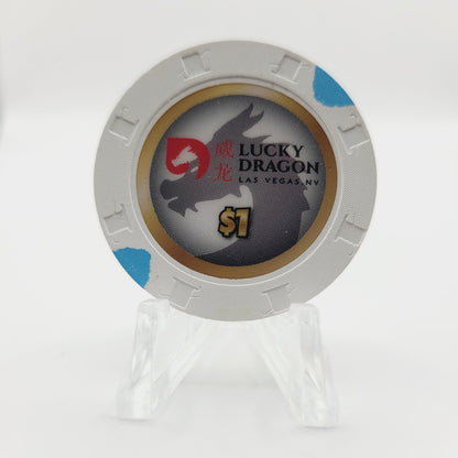Lucky Dragon Casino Las Vegas Nevada $1 Casino Chip D2457