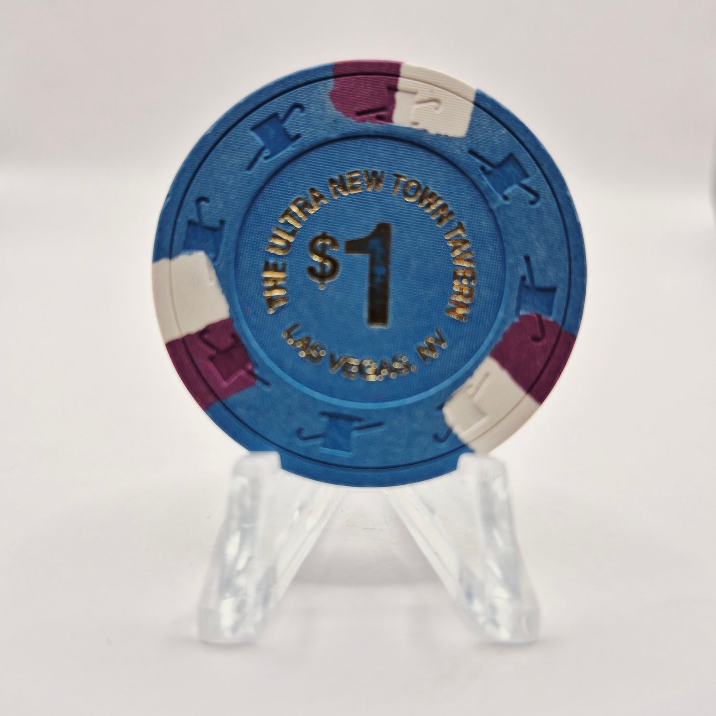 New Town Tavern Casino Las Vegas Nevada 1998 $1 Casino Chip V3517