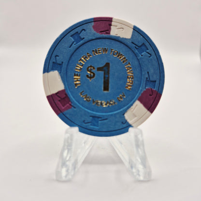 New Town Tavern Casino Las Vegas Nevada 1998 $1 Casino Chip V3517