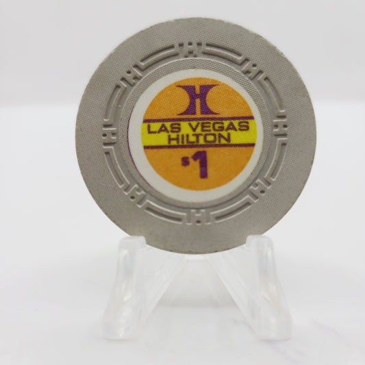 Las Vegas Hilton Hotel Casino Las Vegas Nevada 1972 $1 Casino Chip N1860