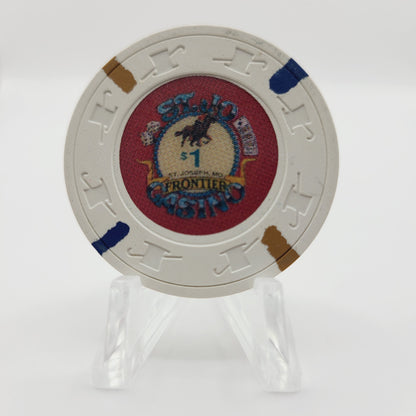 St. Jo Frontier "Riverboat" Casino St. Joseph Missouri $1 Casino Chip