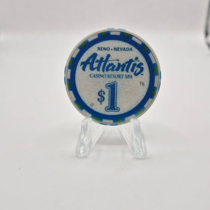 Atlantis Resort Casino Reno Nevada 2014 $1 Casino Chip D1639