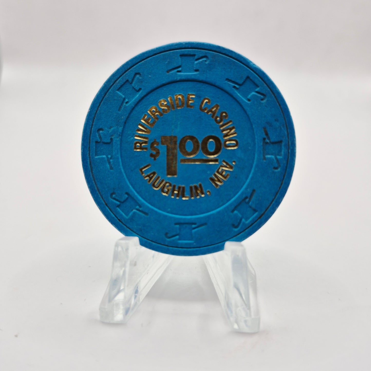 Riverside Resort Casino Laughlin Nevada 1980's $1 Casino Chip V3318