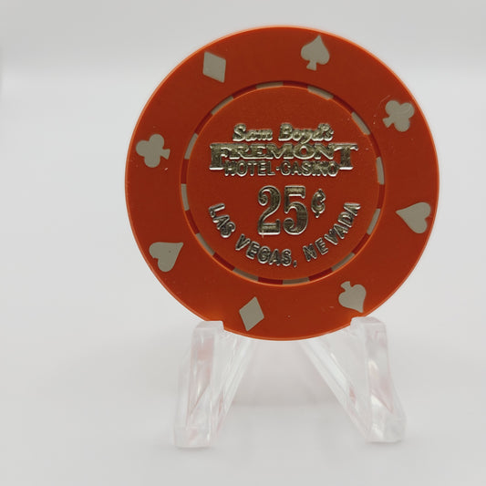 Fremont Hotel Casino Las Vegas Nevada 1985 $.25 Casino Chip N0278