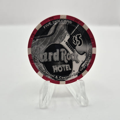 Hard Rock Hotel Casino Las Vegas Nevada 2000 'The Cure' Concert $5 Casino Chip V4437