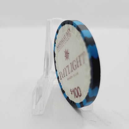 Mandalay Bay Hotel Casino Las Vegas Nevada 2013 "Daylight Beach Club" $100 Casino Chip D1652