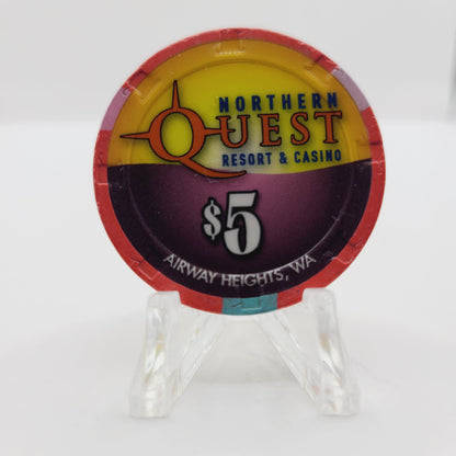 Northern Quest Resort Casino Airway Heights Washington $5 Casino Chip