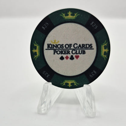 Kings of Cards Poker Club Houston Texas 2021 $25 Casino Chip