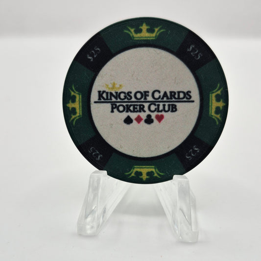 Kings of Cards Poker Club Houston Texas 2021 $25 Casino Chip