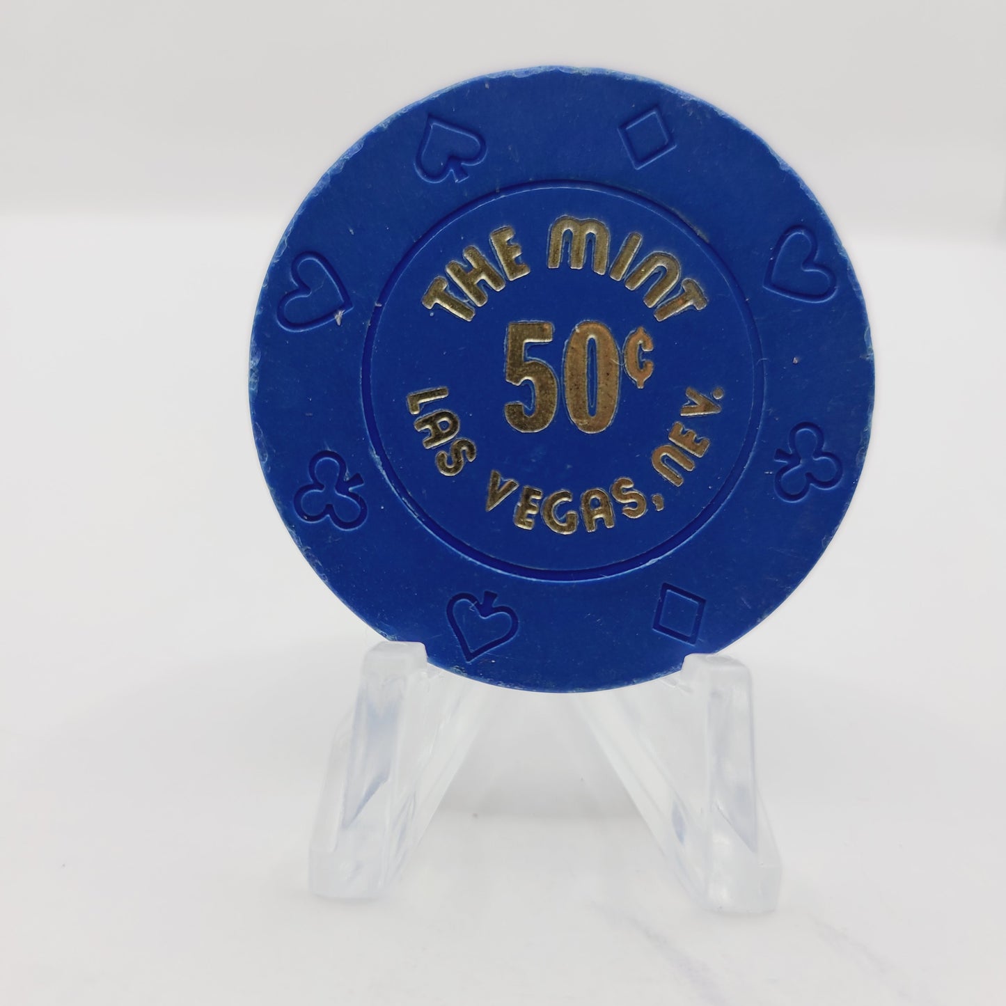 The mint Hotel Casino Las Vegas Nevada 1987 $.50 Casino chip N0255