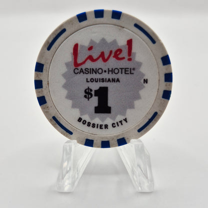 Live! Casino & Hotel Bossier City Louisiana 2025 $1 Casino Chip