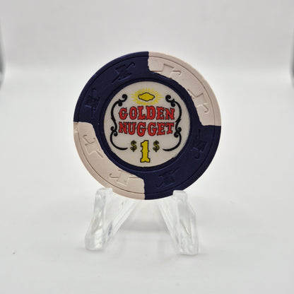 Golden Nugget Casino Las Vegas Nevada 1970's $1 Casino Chip N1731