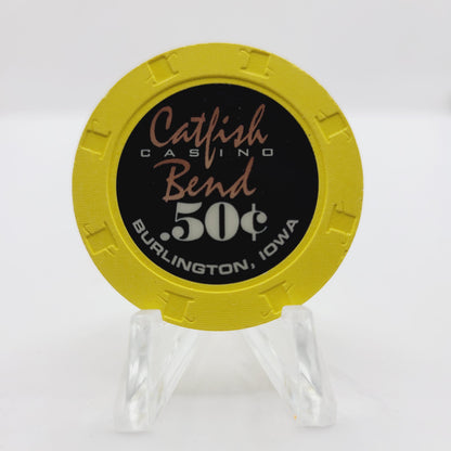 Catfish Bend Riverboat Casino Burlington / Fort Madison Iowa $.50 Casino Chip