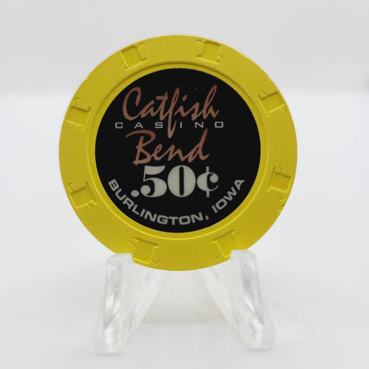 Catfish Bend Riverboat Casino Burlington / Fort Madison Iowa $.50 Casino Chip