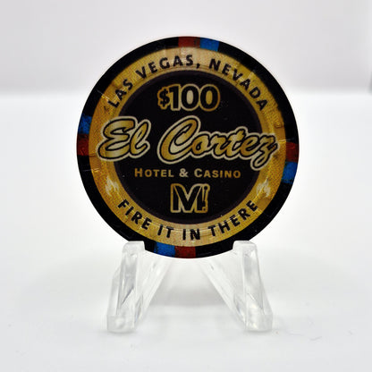 El Cortez Hotel Casino Las Vegas Nevada 2026 "VEGAS MATT' $100 Casino Chip