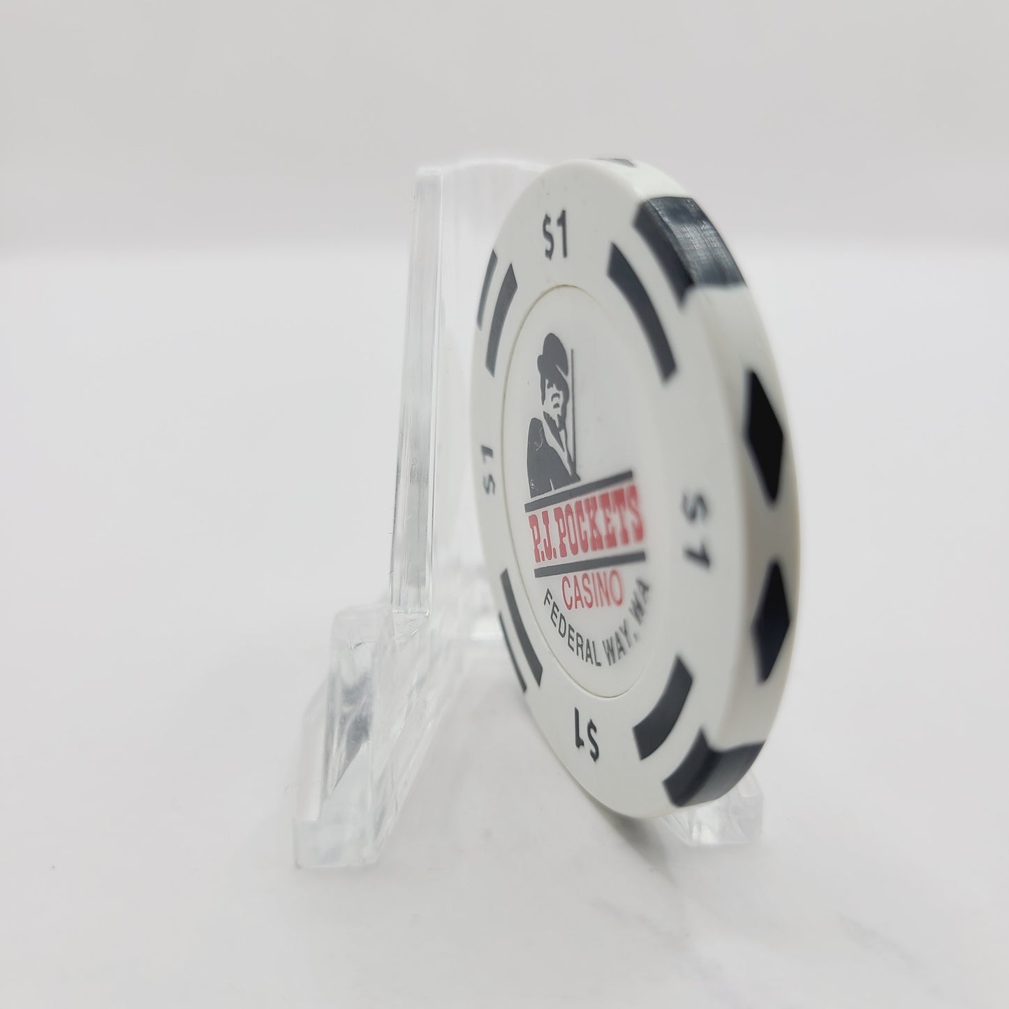 PJ Pockets Casino Federal Way Washington $1 Casino Chip