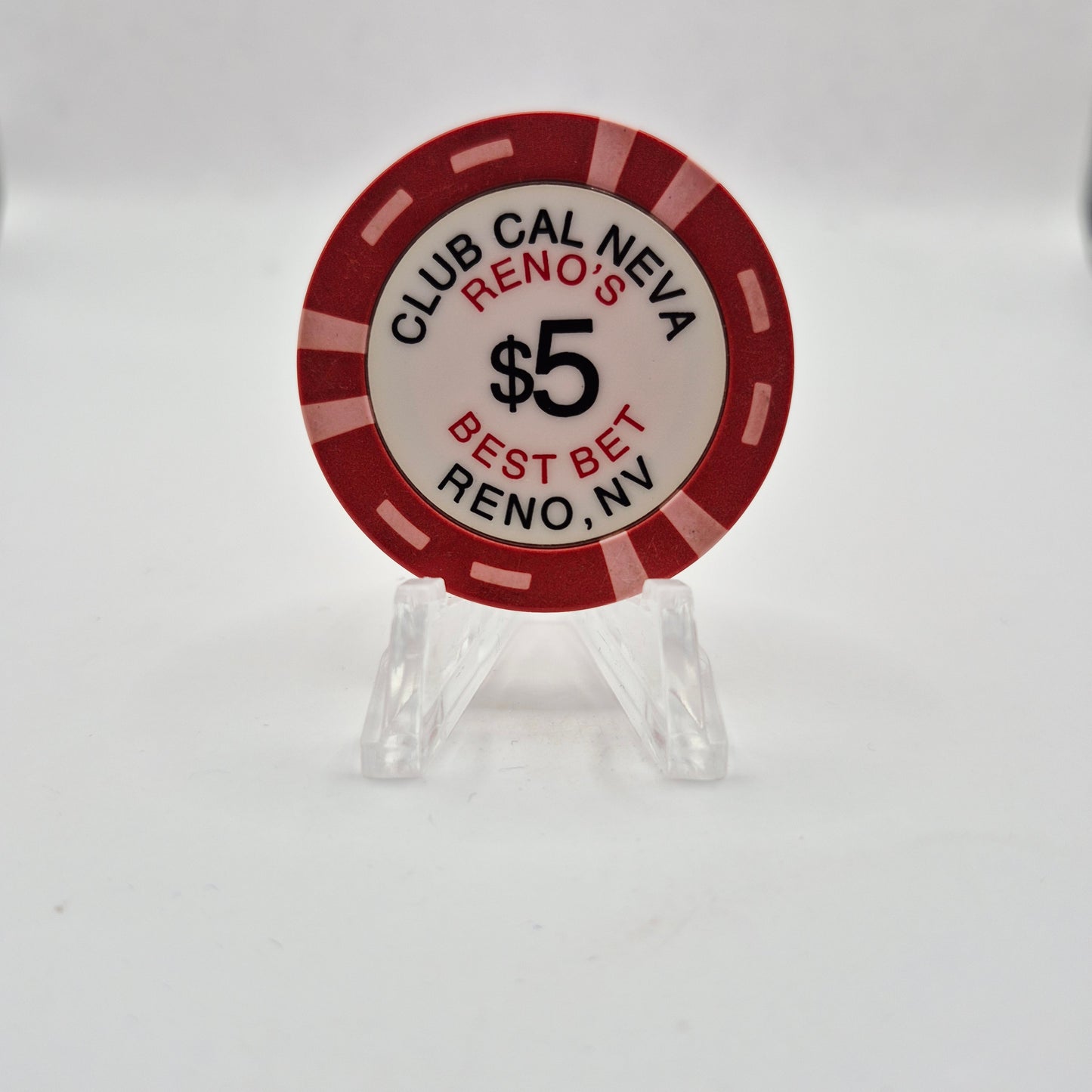 Club Cal-Neva Hotel Casino Reno Nevada 2003 $5 Casino Chip E0272