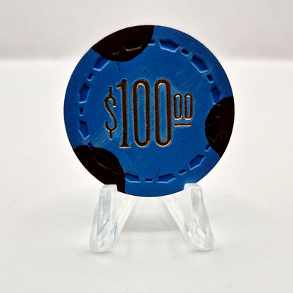 Sans Souci Casino Las Vegas Nevada 1960 $100 Casino Chip V3382