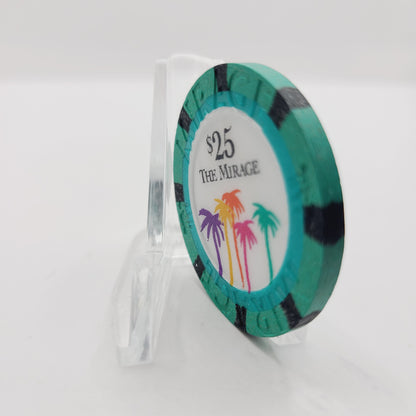 Mirage Resort Casino Las Vegas Nevada 1996 $25 Casino Chip N8770 *SHARP CHIP