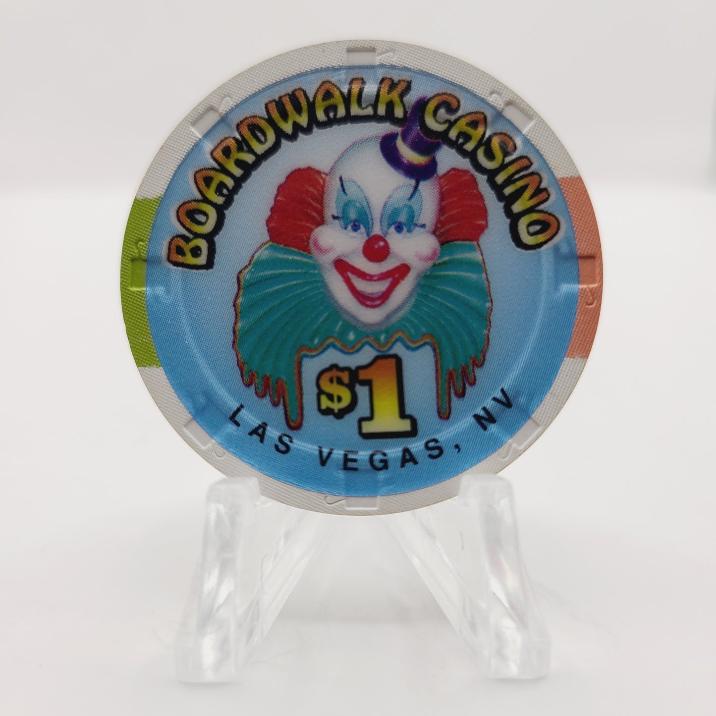 Boardwalk Casino Las Vegas Nevada 1998 $1 Casino Chip N9958