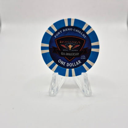 Bonanza Casino Reno Nevada 2012 'Hot August Nights 1962 Chevy Impala SS' $1 Casino Chip D0739