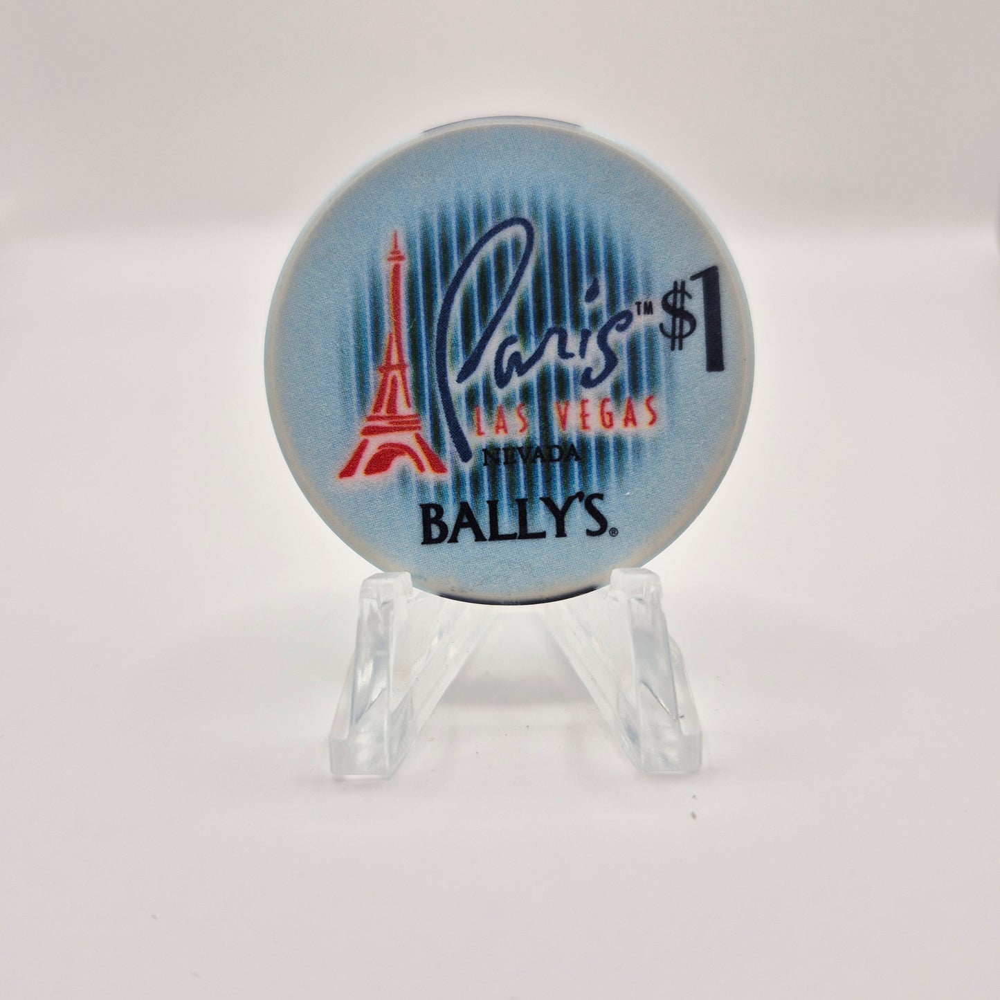 Bally’s Paris Resort Casino Las Vegas Nevada 2002 $1 Casino Chip V7774