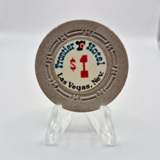 Frontier Hotel Casino Las Vegas Nevada 1967 $1 Casino Chip N1681
