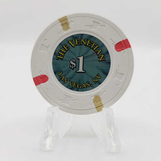 The Venetian Hotel Casino Las Vegas Nevada 2009 $1 Casino Chip E9189