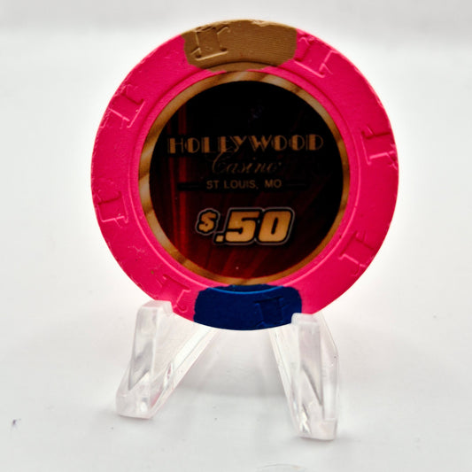 Hollywood Casino Maryland Heights "St Louis" Missouri 2012 $.50 Casino Chip